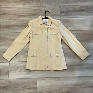 Vintage Petite Sophisticate silk blazer size 0